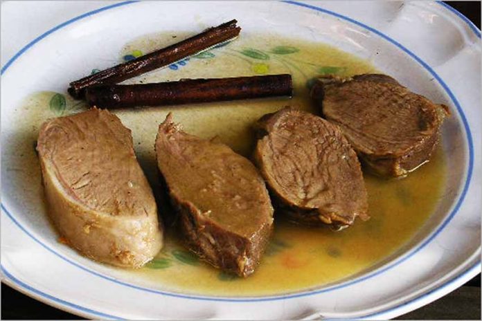 Receta de solomillos de cerdo a la canela fácil y rápida
