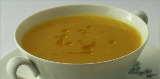 Receta de sopa de patata fácil y rápida