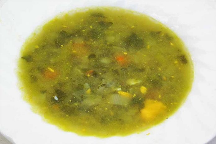 Receta de sopa de verduras fácil y rápida