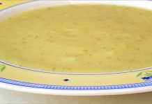 Receta de sopa fría de manzana, apio y calabacín fácil y rápida