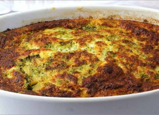 Receta de soufflé de brócoli fácil y rápida