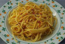 Receta de tallarines al ajillo fácil y rápida