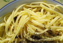 Receta de tallarines con limón fácil y rápida