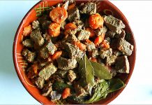 Receta de ternera con zanahoria fácil y rápida