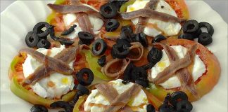 Receta de tomate con mozzarella fácil y rápida